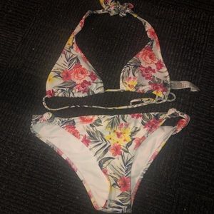Abercrombie and Fitch floral bikini